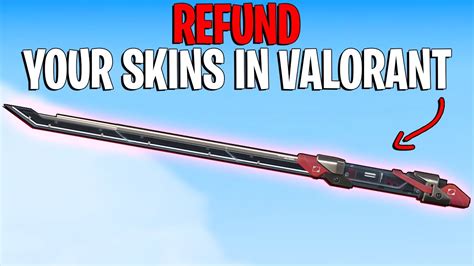 how to refund valorant skins.
